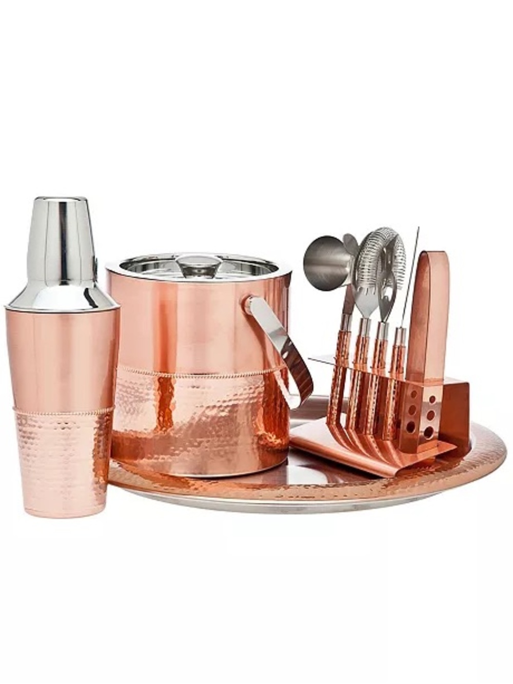 Goldinger Copper Barware Set - Elegant Rose Copper stainless steel Finish